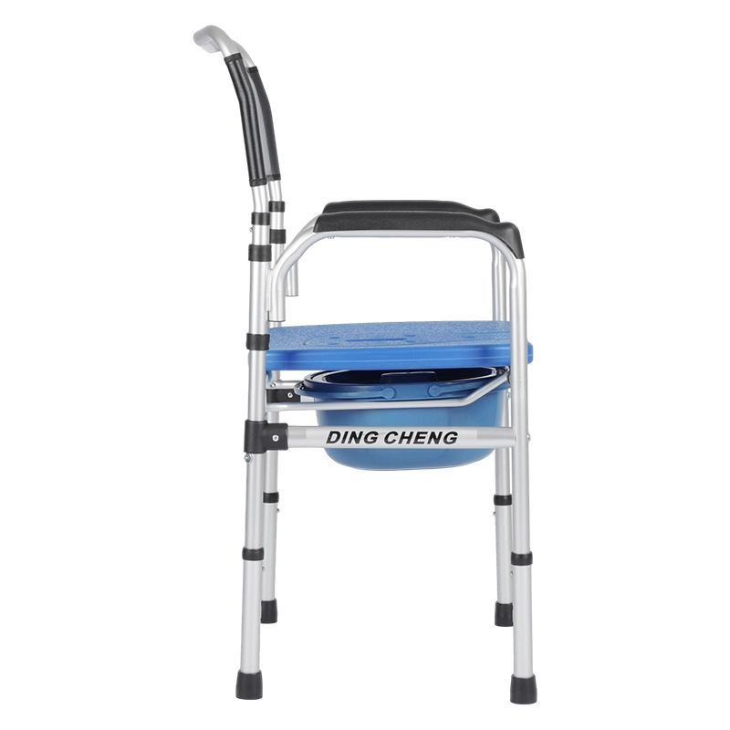 Adjustable Height Lift Commode Chair