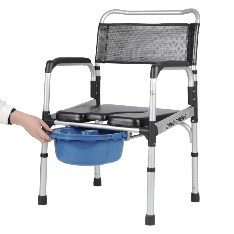 Portable Waterproof Commode Chair